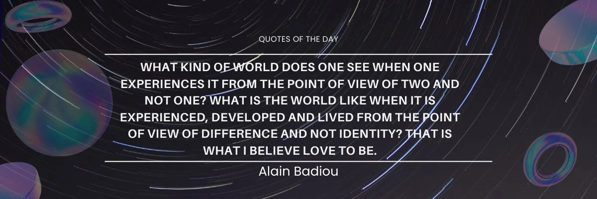 That is what I believe love to be