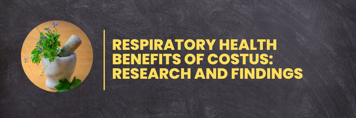 Respiratory Health Benefits of Costus: Research and Findings