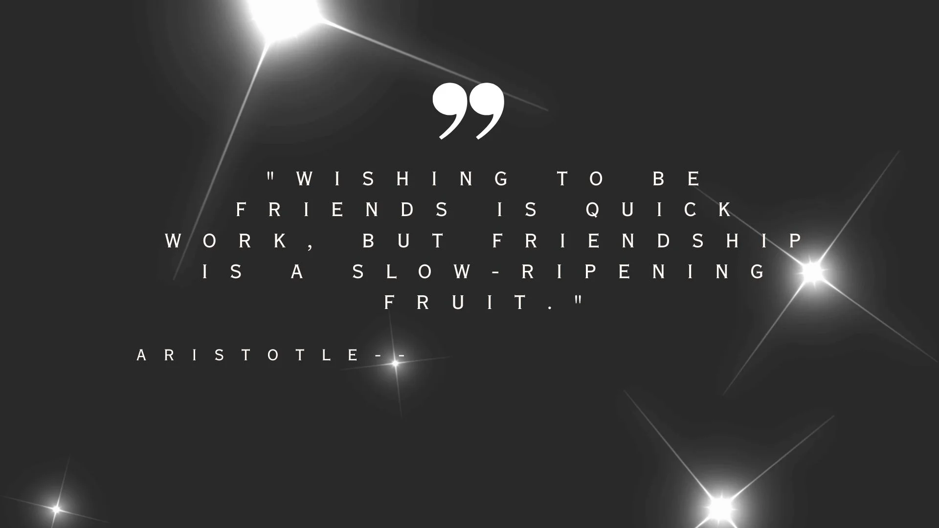 The Gradual Nature of True Friendship - Aristotle's Insight